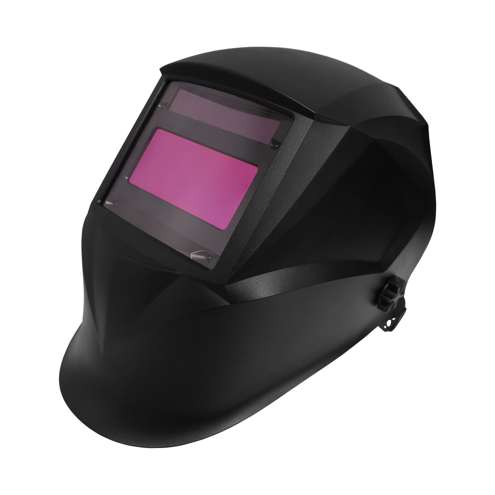 US Forge® Easy Strike Variable Shade Auto-Darkening Welding Helmet, 3.86" x 1.69" Viewing Area, Black, Model# 88124
